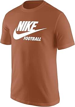 70s NIKE®︎ Water Print Football Shirt Nike Vintage Kids T Shirt 1970's Orange Swoosh Tag